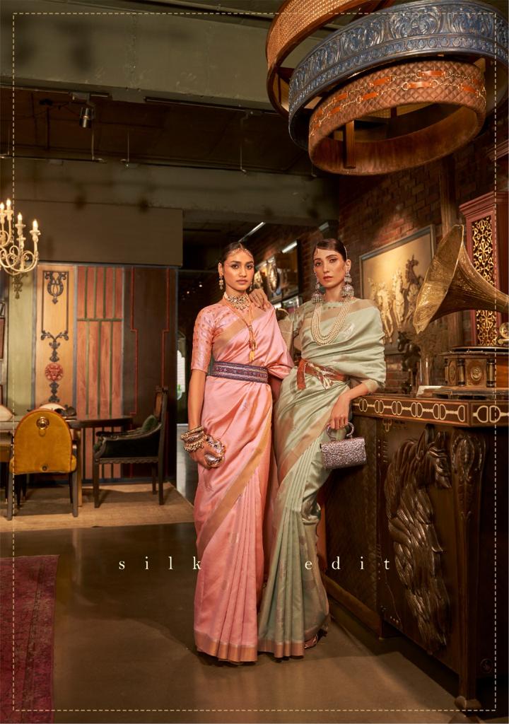 Rajtex Kushita Silk Heavy Wedding Wear Fancy Latest Saree Collection